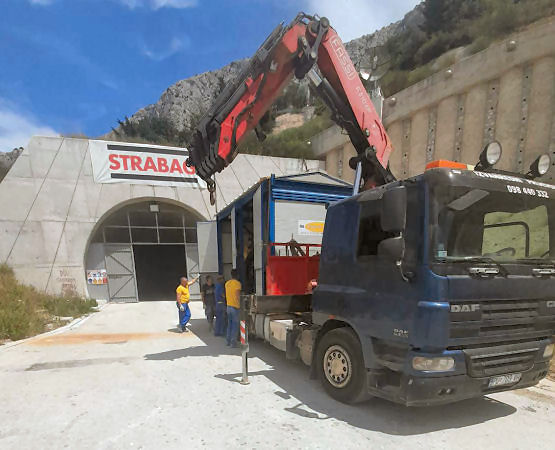 USLUGA DIZALICE DAF - KRAN FASSI 310
